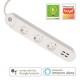 SMART POWER STRIP 3 SCHUKO AND 4 USB PORTS WITH WIFI AND POWER METER 110-240V 16A 147-77915 SMART POWER STRIP 3 SCHUKO AND 4 USB PORTS WITH WIFI AND POWER METER 110-240V 16A 147-77915