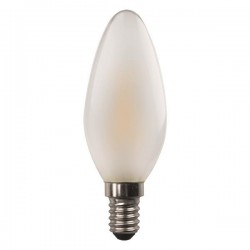 LED КРУШКА C37 С ПЕРЕКРЪСТОСАНИ ФИЛАМЕНТИ 4.5W E14 6500K
