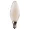 LED ЛАМПА C37 КРЪСТЕНА НИТКА 6.5W E14 6500K МАТИРАНА