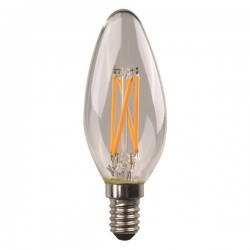 LED ЛАМПА C37 КРЪСТОСАНА НИТ 4.2W E14 2700K LED ЛАМПА C37 КРЪСТОСАНА НИТ 4.2W E14 2700K