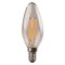 LED КРУШКА C37 С ПРЕКРЪСТЕНИ НИТКИ 6.5W E14 2700K ДИМИРАЩА