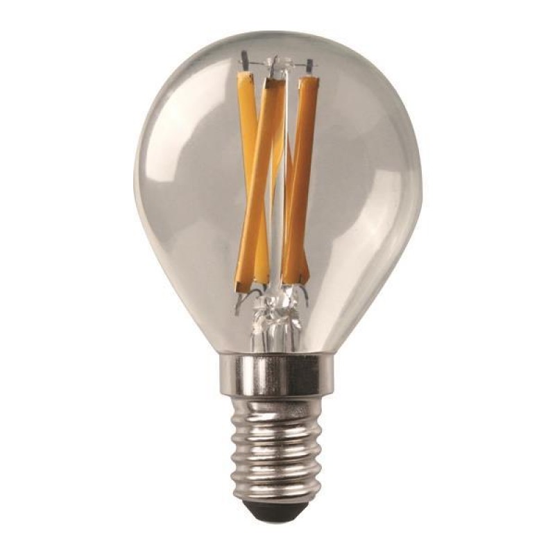 LED КРУШКА G45 С НАКРЪСТЕНИ ФИЛАМЕНТИ 6.5W E14 3000K