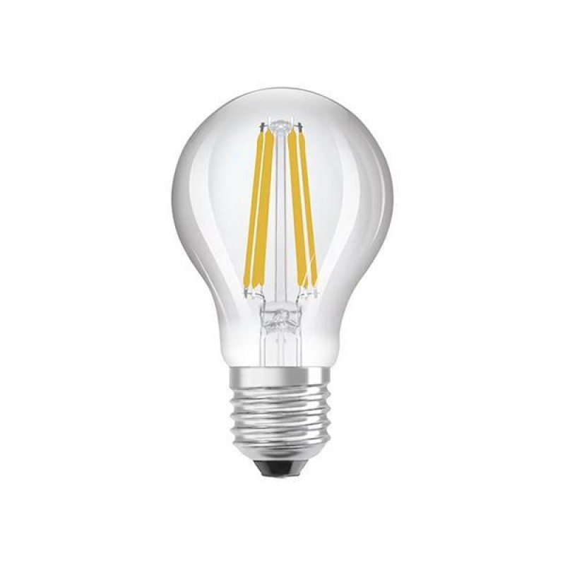 КРУШКА FILAMENT A60 5W 1055LM E27 3000K ПРОЗРАЧНА