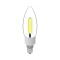 КРУШКА C35 ФИЛАМЕНТ 2,5W 525LM E14 4000K ПРОЗРАЧНА