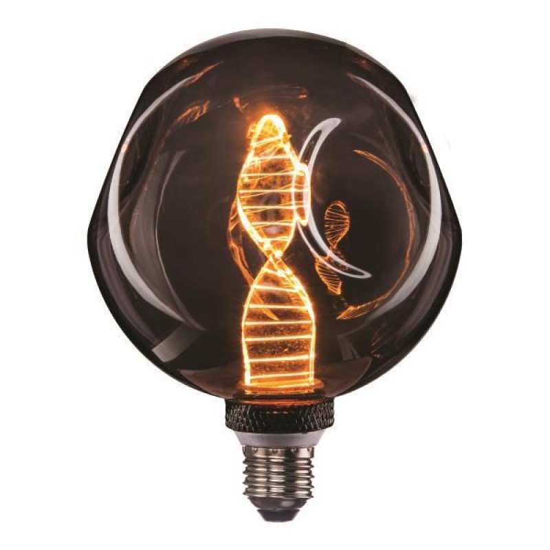LED КРУШКА G125 4W E27 1800K ДИМИРУЕМА ДЪМЕНА