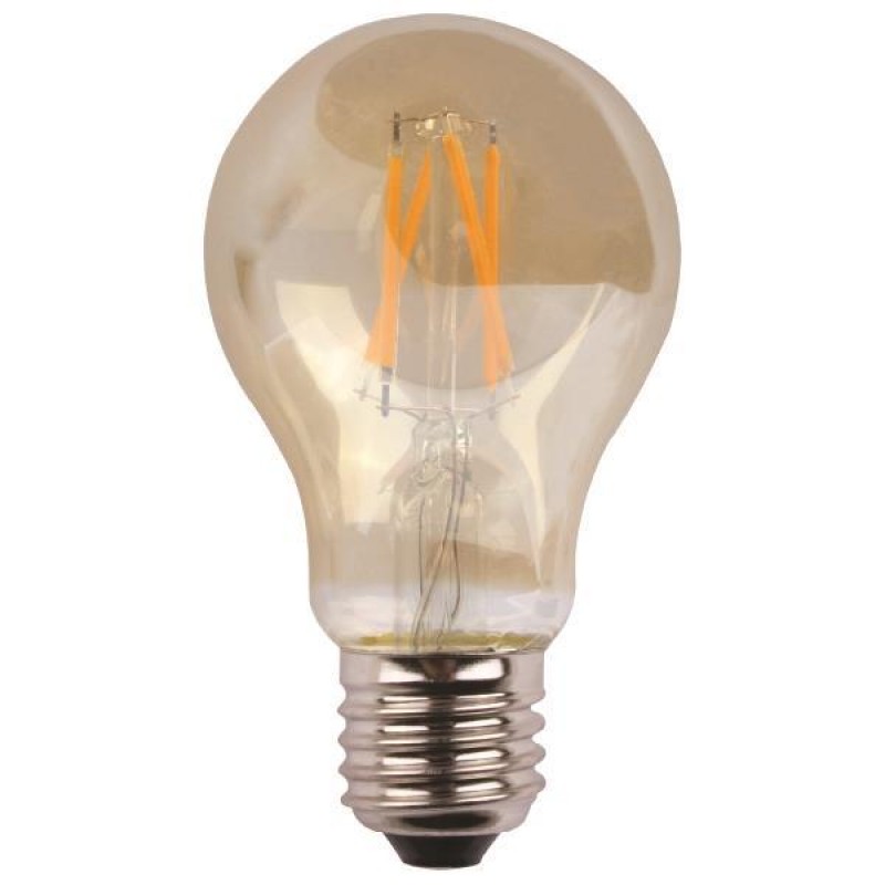 LED КРУШКА A60 FILAMENT 7W E27 2400K ЗЛАТИСТА СТЪКЛО ДИМИРУЕМА LED КРУШКА A60 FILAMENT 7W E27 2400K ЗЛАТИСТА СТЪКЛО ДИМИРУЕМА