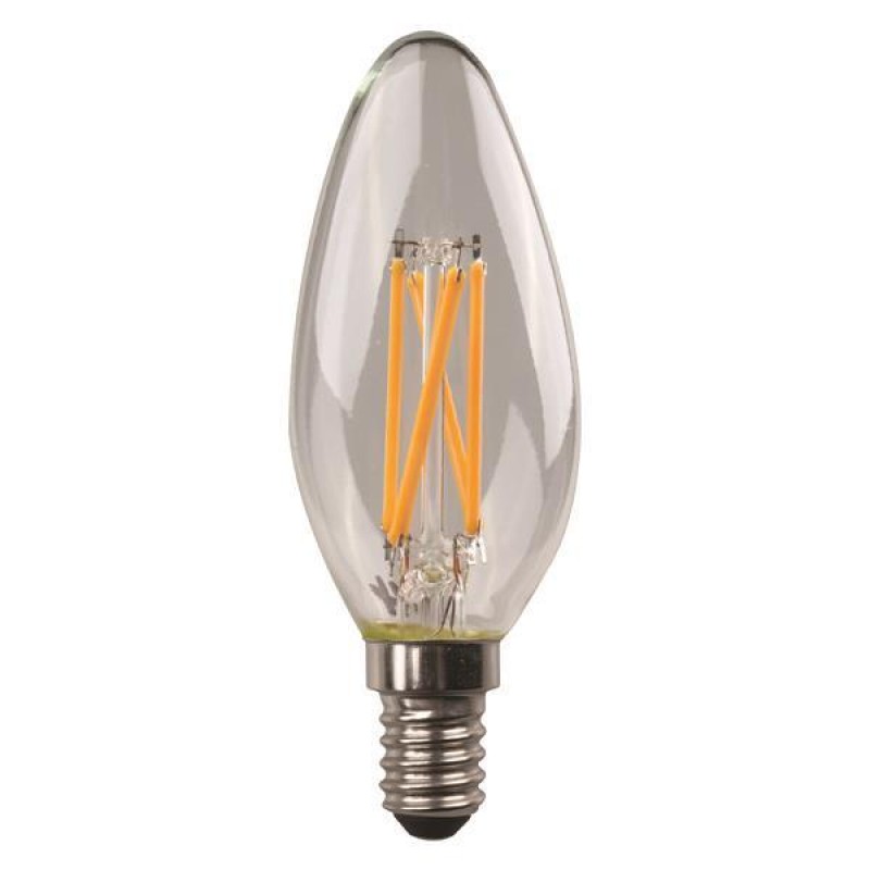 LED КРУШКА C37 КРЪСТЕН ФИЛАМЕНТ 6.5W E14 6500K LED КРУШКА C37 КРЪСТЕН ФИЛАМЕНТ 6.5W E14 6500K