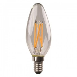 LED КРУШКА C37 КРЪСТОСАНА НИТКА 4.5W E14 2700K LED КРУШКА C37 КРЪСТОСАНА НИТКА 4.5W E14 2700K