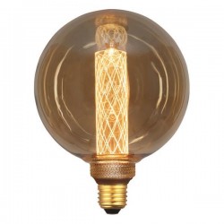 LED КРУШКА GLOBE G125 3,5W E27 2000K ЗЛАТИСТА СТЪКЛО ДИМИРУЕМА