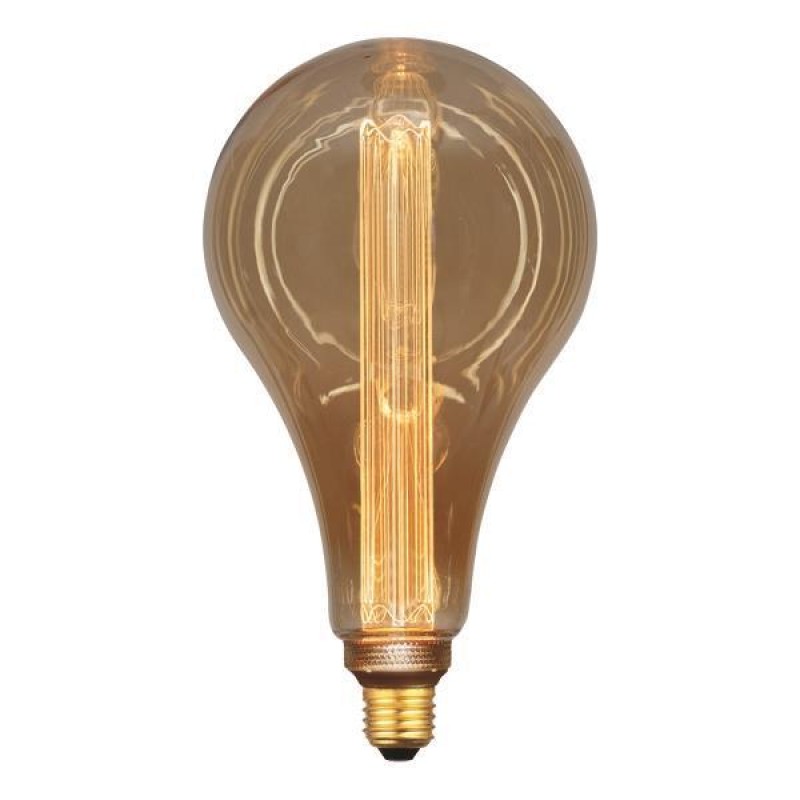 LED КРУШКА PEAR P165 3,5W E27 2000K ЗЛАТИСТА СТЪКЛО ДИМИРУЕМА