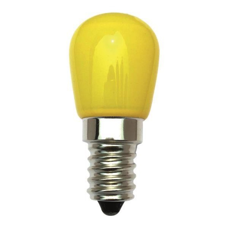 LED НОЩНА КРУШКА 1.5W E14 ЖЪЛТА