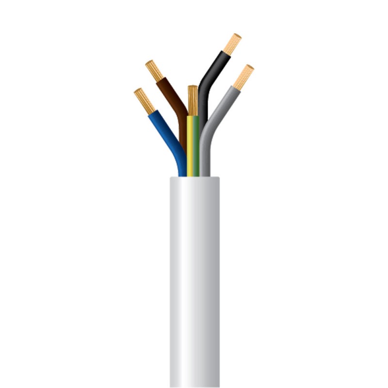 CABLE FLEXIBLE H05VV-F 5Χ1,50mm2 50m 150-10022