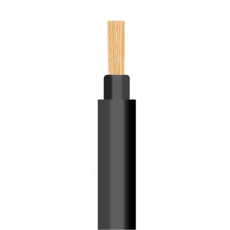 СОЛАРЕН КАБЕЛ 10MM2 ЧЕРЕН (500М РОЛКА)