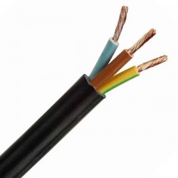 КАБЕЛ ГЪВКАВ H05VV-F 3X1MM2 ЧЕРЕН КАБЕЛ ГЪВКАВ H05VV-F 3X1MM2 ЧЕРЕН