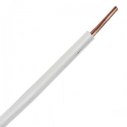 КАБЕЛ NYA H07V-U 1X1,5MM2 БЯЛ КАБЕЛ NYA H07V-U 1X1,5MM2 БЯЛ