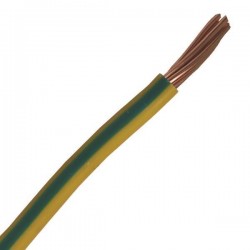 КАБЕЛ NYA H07V-R 1X6MM2 ЗЕЛЕН/ЖЪЛТ КАБЕЛ NYA H07V-R 1X6MM2 ЗЕЛЕН/ЖЪЛТ
