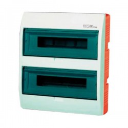 FUSE BOX FLUSH MOUNTING ELEGANT RP 2X18 IP 40 (PE+N) 151-25025