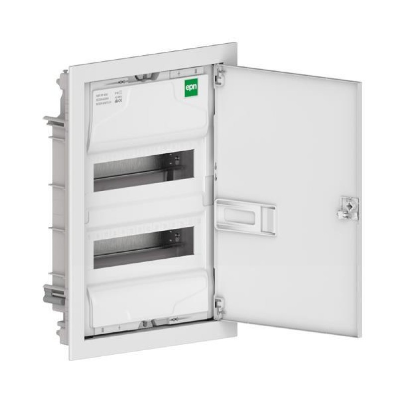 РАЗПРЕДЕЛИТЕЛНА КУТИЯ ЗА ВГРАДЕН МОНТАЖ MSF RP 2X12 IP30 (PE+N)