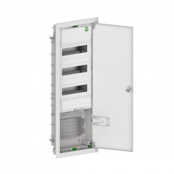 FUSE BOX FLUSH MOUNTING MSF RP 3X12 PE+N + 1Χ12 MULTIMEDIA IP 30 151-25092