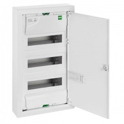 FUSE BOX EXTERNAL METALLIC MSF 3X12  IP30 (PE+N) 151-25112