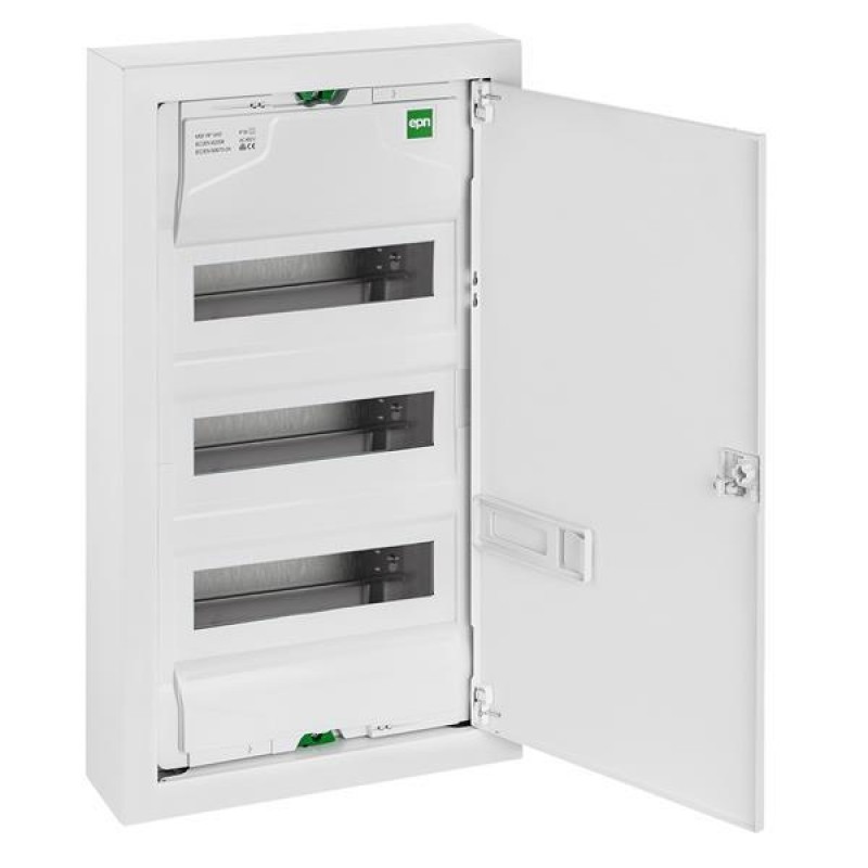 FUSE BOX EXTERNAL METALLIC MSF 3X12  IP30 (PE+N) 151-25112