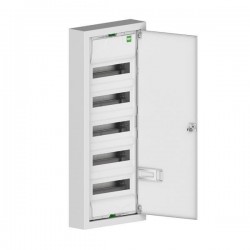 FUSE BOX EXTERNAL METALLIC MSF 5X12  IP30 (PE+N) 151-25114