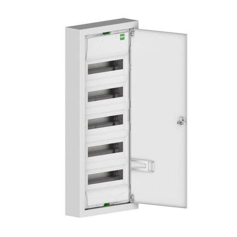 FUSE BOX EXTERNAL METALLIC MSF 5X12  IP30 (PE+N) 151-25114