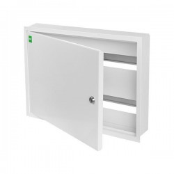 FUSE BOX FLUSH MOUNTING METALLIC KRAFT 2X24  IP30 (PE+N) 151-25221