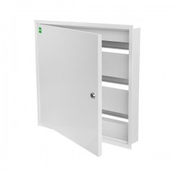 FUSE BOX FLUSH MOUNTING METALLIC KRAFT 3X24  IP30 (PE+N) 151-25222