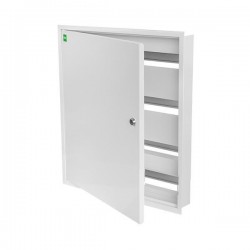 FUSE BOX FLUSH MOUNTING METALLIC KRAFT 4X24  IP30 (PE+N) 151-25223