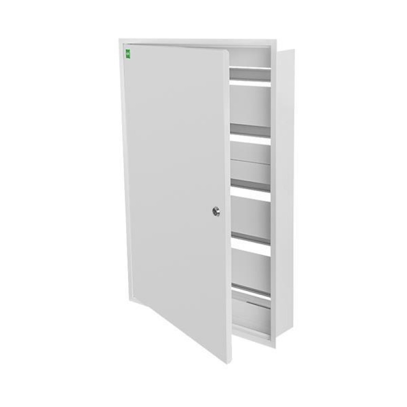 FUSE BOX FLUSH MOUNTING METALLIC KRAFT 5X24  IP30 (PE+N) 151-25224