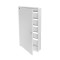 FUSE BOX FLUSH MOUNTING METALLIC KRAFT 6X24  IP30 (PE+N) 151-25225