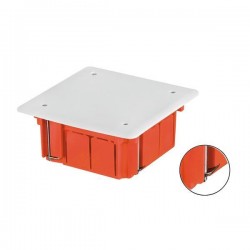 INSTALL BOX FLUSH MOUNTED JUNCTION BOX 89X89X50 HALLOW WALLS 151-25337