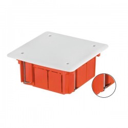 INSTALL BOX FLUSH MOUNTED JUNCTION BOX 105X105X50 HALLOW WALLS 151-25339