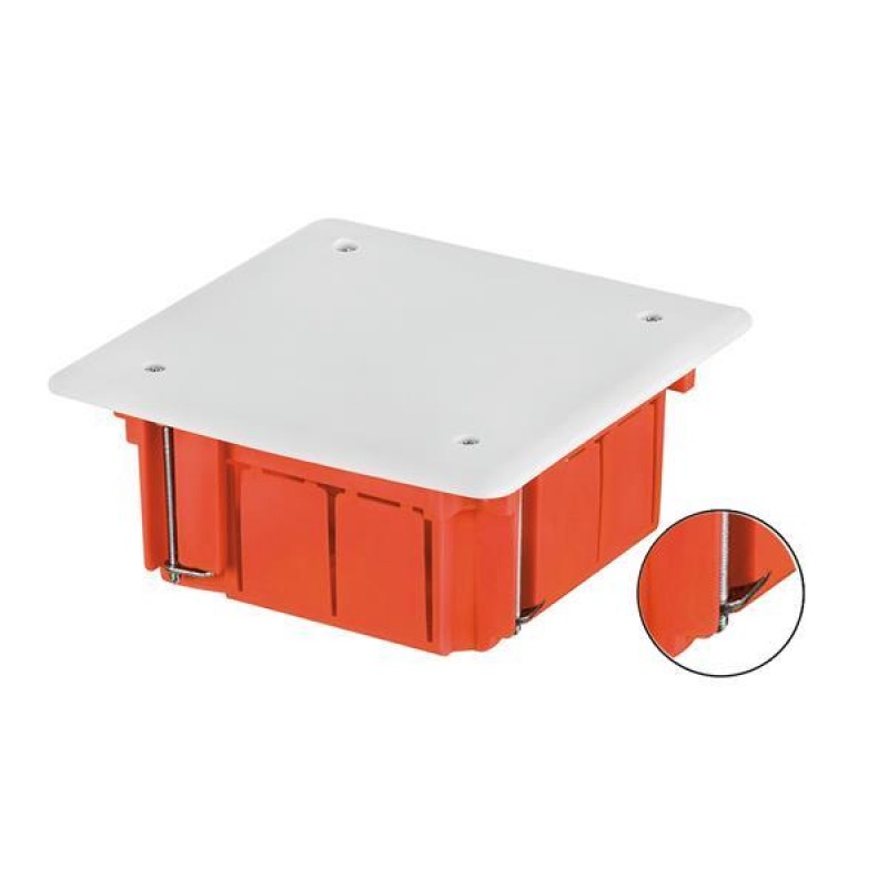 INSTALL BOX FLUSH MOUNTED JUNCTION BOX 105X105X50 HALLOW WALLS 151-25339