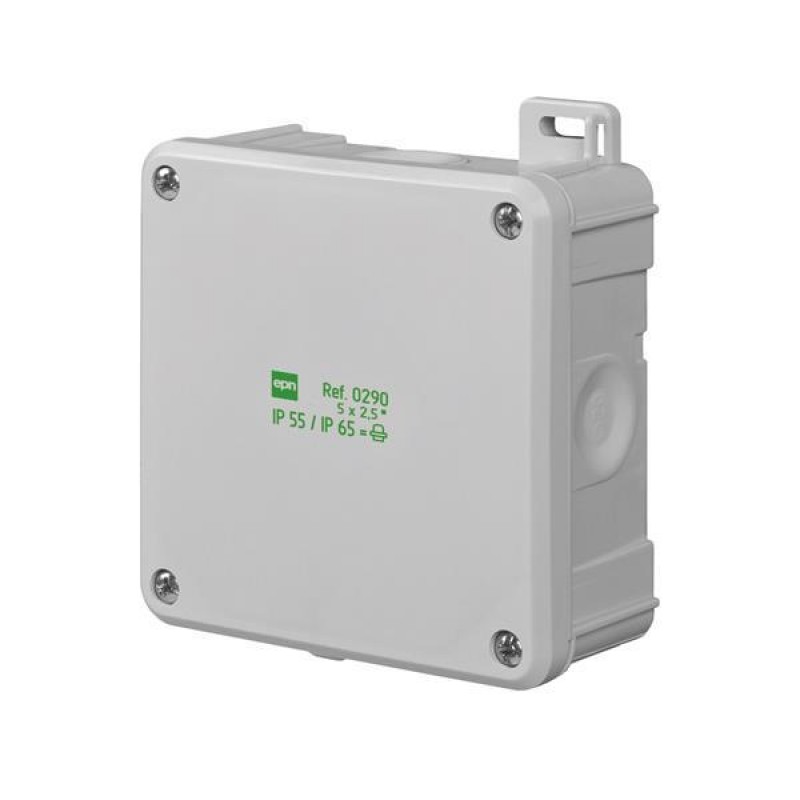 JUNCTION BOX WHITE 2K 98X98X46 IP 55/65 151-25520