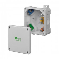 JUNCTION BOX WHITE 2K 98X98X46 5X2,5MM IP 55/65 151-25523 JUNCTION BOX WHITE 2K 98X98X46 5X2,5MM IP 55/65 151-25523