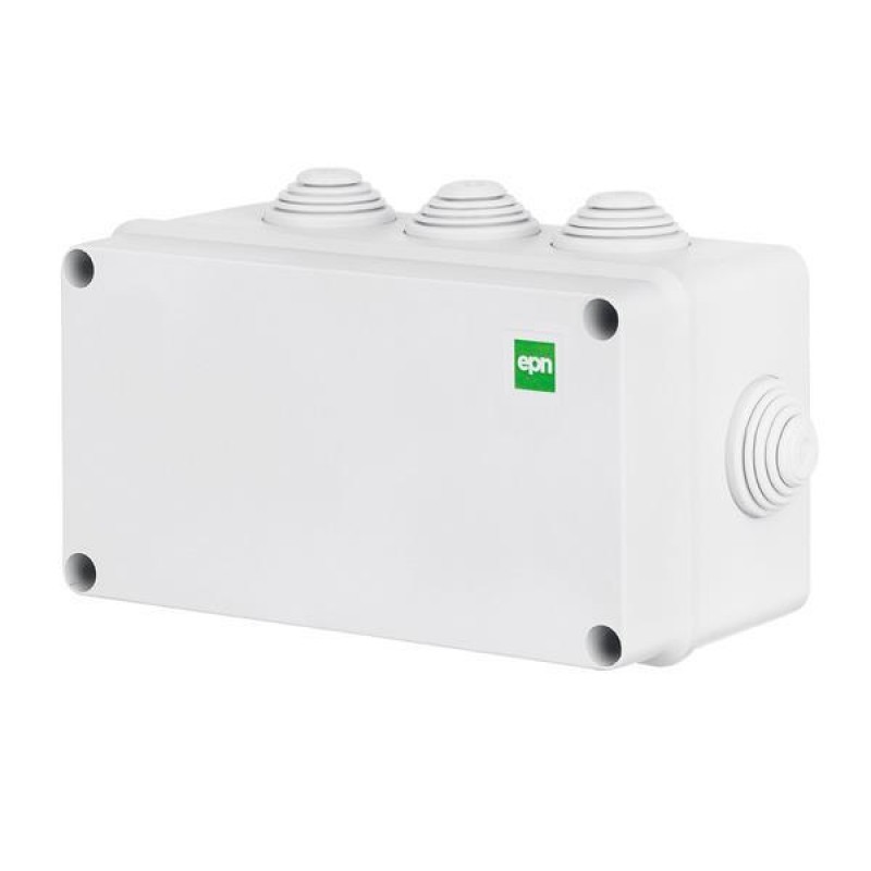 INDUSTRIAL JUNCTION BOX N/T WITH 8 GLANDS 156Χ95Χ68 IP5 151-25572