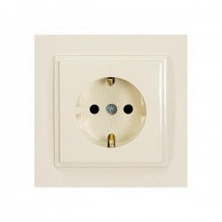 DESPINA CHILDPROOF SOCKET OUTLET EARTHED CREAM 152-10231 DESPINA CHILDPROOF SOCKET OUTLET EARTHED CREAM 152-10231