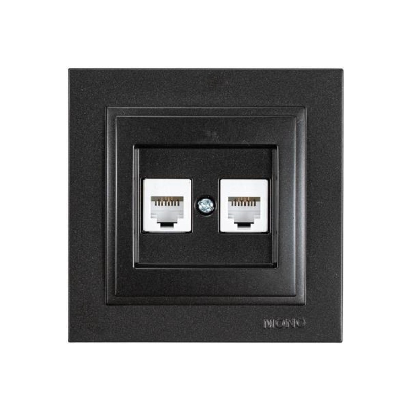 ДВОЕН ТЕЛЕФОНЕН КОНТАКТ RJ45 CAT3 ДИМЕН ДВОЕН ТЕЛЕФОНЕН КОНТАКТ RJ45 CAT3 ДИМЕН