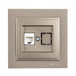 КОНТАКТ С RJ45 КАТ.6 LIGHT FUME КОНТАКТ С RJ45 КАТ.6 LIGHT FUME