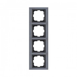 РАМКА ЗА 4 ПОСТА ХРОМ ДИМЕНСИЯ 152X81 MM РАМКА ЗА 4 ПОСТА ХРОМ ДИМЕНСИЯ 152X81 MM