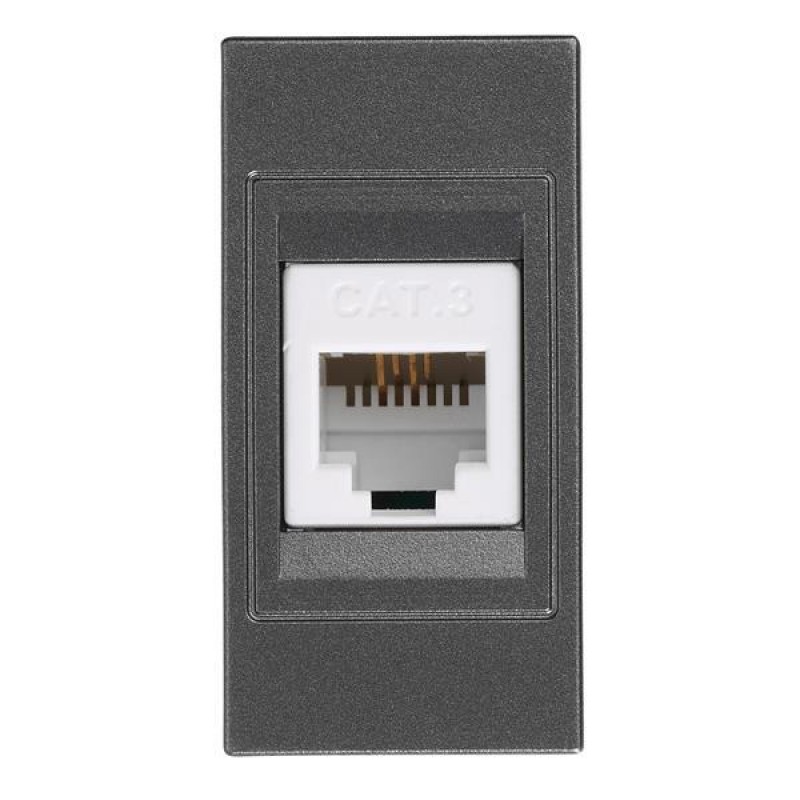 КОНТАКТЕН МОДУЛ RJ45 CAT3 АНТРАЦИТ КОНТАКТЕН МОДУЛ RJ45 CAT3 АНТРАЦИТ