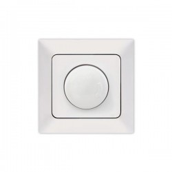 ROTARY DIMMER 400W LED WHITE 152-66001 ROTARY DIMMER 400W LED WHITE 152-66001