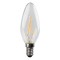 CROSSED FILAMENT LED CANDLE 5W E14 2700K 220-240V CLEAR 3pcs 182-81121
