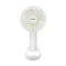 HAND FAN RECHARGEABLE WITH USB AND MOBILE BASE Φ10 WHITE 300-20524