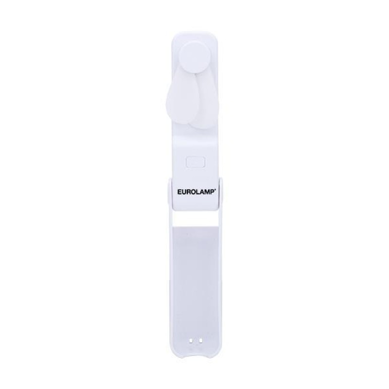 HAND FAN RECHARGEABLE WITH USB Φ8 FOLDABLE WHITE 300-20525