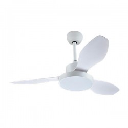 ТАС С ВЕНТИЛАТОР БЯЛ С LED ОСВЕТЛЕНИЕ И ДИСТАНЦИОННО Φ122 DC 35W
