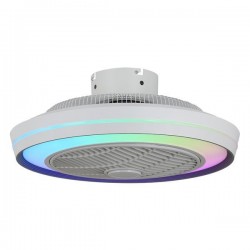 ДЕКОРАТИВНА ТАВАННА ЛАМПА С ПЕРКА БЯЛО-СИВА RGB ДЕКОРАТИВНА ТАВАННА ЛАМПА С ПЕРКА БЯЛО-СИВА RGB