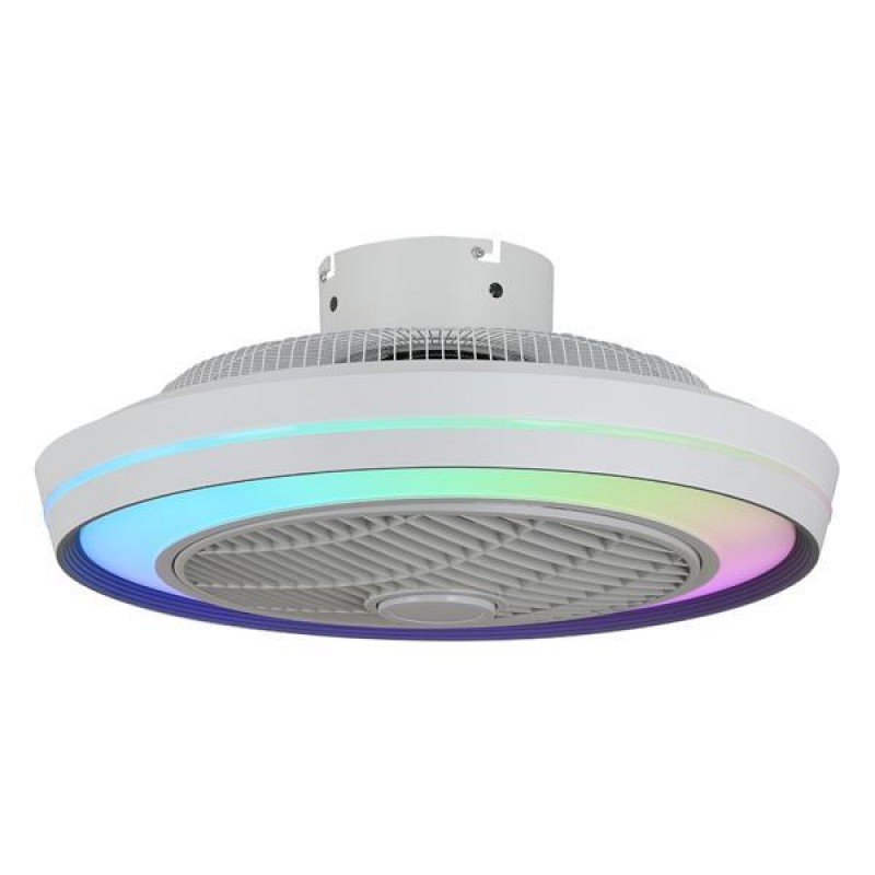 ДЕКОРАТИВНА ТАВАННА ЛАМПА С ПЕРКА БЯЛО-СИВА RGB ДЕКОРАТИВНА ТАВАННА ЛАМПА С ПЕРКА БЯЛО-СИВА RGB